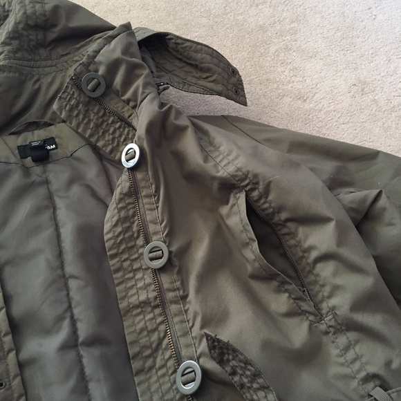 ⭐️ Women’s Field Jacket Removeable Hood Belt Khaki - Picture 10 of 16